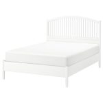 TYSSEDAL Bed frame, white/Lönset, 160x200 cm