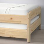 UTÅKER Stackable bed with 2 mattresses, pine/Åfjäll firm, 80x200 cm - تصویر 10