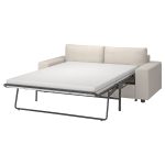 VIMLE 2-seat sofa-bed, with wide armrests/Gunnared beige - تصویر 2