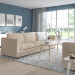 VIMLE 3-seat sofa-bed, Hallarp beige - تصویر 3