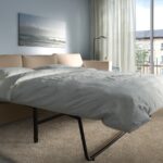 VIMLE 3-seat sofa-bed, Hallarp beige - تصویر 4