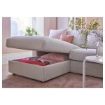 VIMLE 3-seat sofa-bed with chaise longue, Gunnared beige - تصویر 6