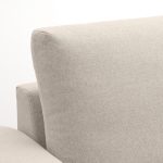 VIMLE 3-seat sofa-bed with chaise longue, with wide armrests/Gunnared beige - تصویر 12