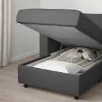 VIMLE Crnr sofa-bed, 5-seat w chaise lng, Hallarp grey - تصویر 6