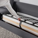 VIMLE Crnr sofa-bed, 5-seat w chaise lng, Hallarp grey - تصویر 7