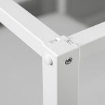 VITARNA Four-poster bed frame, white/Luröy, 140x200 cm - تصویر 9