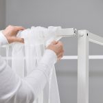 VITARNA Four-poster bed frame, white, 140x200 cm - تصویر 9