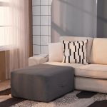 VITHÄLL Mattress/pouffe, extra firm/Vissle grey, 80x200 cm - تصویر 4