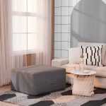 VITHÄLL Mattress/pouffe, extra firm/Vissle grey, 80x200 cm - تصویر 3
