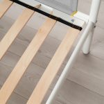 VITVAL Bunk bed frame, white/light grey, 90x200 cm - تصویر 5