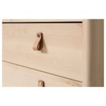 BJÖRKSNÄS Chest of 5 drawers, birch, 90x90 cm - تصویر 3