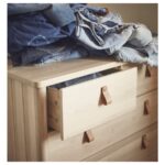 BJÖRKSNÄS Chest of 5 drawers, birch, 90x90 cm - تصویر 5