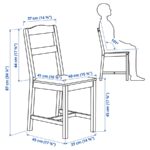 میز و صندلی ناهارخوری 6 نفره ایکیا مدل HAUGA سفید - تصویر 7