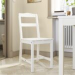 میز و صندلی ناهارخوری 6 نفره ایکیا مدل HAUGA سفید - تصویر 3