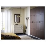 HEMNES Chest of 3 drawers, white stain, 108x96 cm - تصویر 6