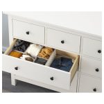 HEMNES Chest of 8 drawers, white stain, 160x96 cm - تصویر 4