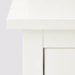 جاکفشی ایکیا مدل HEMNES دو درب بهمراه یک کشو رنگ سفید - تصویر 7