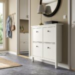 جاکفشی ایکیا مدل HEMNES چهار درب رنگ سفید - تصویر 2