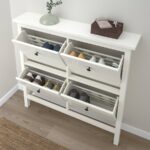 جاکفشی ایکیا مدل HEMNES چهار درب رنگ سفید - تصویر 3