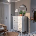 IDANÄS Chest of 4 drawers, white, 104x118 cm - تصویر 3