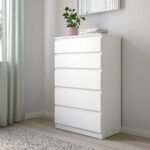 KULLEN Chest of 5 drawers, white, 70x112 cm - تصویر 2