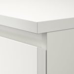 MALM Chest of 6 drawers, white/mirror glass, 40x123 cm - تصویر 6