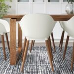 میز و صندلی ناهارخوری 6 نفره ایکیا مدل MÖRBYLÅNGA / GRÖNSTA بلوط/سفید - تصویر 4