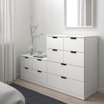 NORDLI Chest of 10 drawers, white, 160x99 cm - تصویر 2