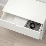 NORDLI Chest of 2 drawers, white, 80x54 cm - تصویر 4