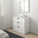 NORDLI Chest of 3 drawers, white, 80x76 cm - تصویر 2