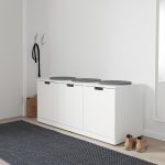 NORDLI Chest of 3 drawers, white, 120x54 cm - تصویر 2