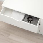 NORDLI Chest of 4 drawers, white, 160x54 cm - تصویر 3