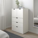 NORDLI Chest of 5 drawers, white, 80x122 cm - تصویر 2