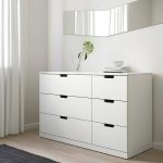 NORDLI Chest of 6 drawers, white, 120x76 cm - تصویر 2