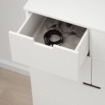 NORDLI Chest of 7 drawers, white, 80x122 cm - تصویر 3