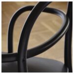 میز و صندلی ناهارخوری 4 نفره گرد ایکیا مدل STOCKHOLM 2025 چوب بلوط/قهوه ای تیره - تصویر 6