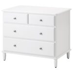 TYSSEDAL Chest of 4 drawers, white, 87x76 cm