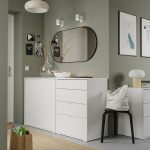 VIHALS Storage combination, white, 165x47x90 cm - تصویر 2