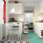 میز و صندلی ناهارخوری 2 نفره ایکیا مدل VIHALS رنگ سفید-خاکستری - تصویر 2