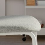 میز و صندلی ناهارخوری 2 نفره ایکیا مدل VIHALS رنگ سفید-خاکستری - تصویر 5