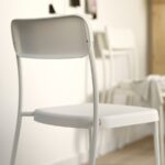 میز و صندلی ناهارخوری 4 نفره گرد ایکیا مدل VIHALS رنگ سفید - تصویر 4