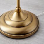 ÅRSTID Floor lamp, brass/white - تصویر 5