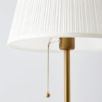ÅRSTID Floor lamp, brass/white - تصویر 4