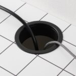 MICKE Desk, white/anthracite, 105x50 cm - تصویر 9