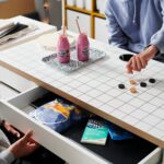 MICKE Desk, white/anthracite, 105x50 cm - تصویر 6